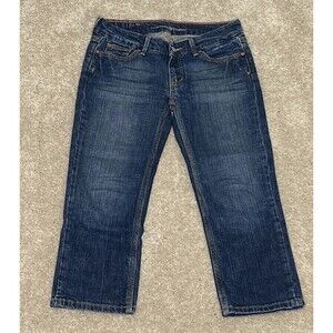 Community Property Womens Blue Jeans Crop 28x21‎
